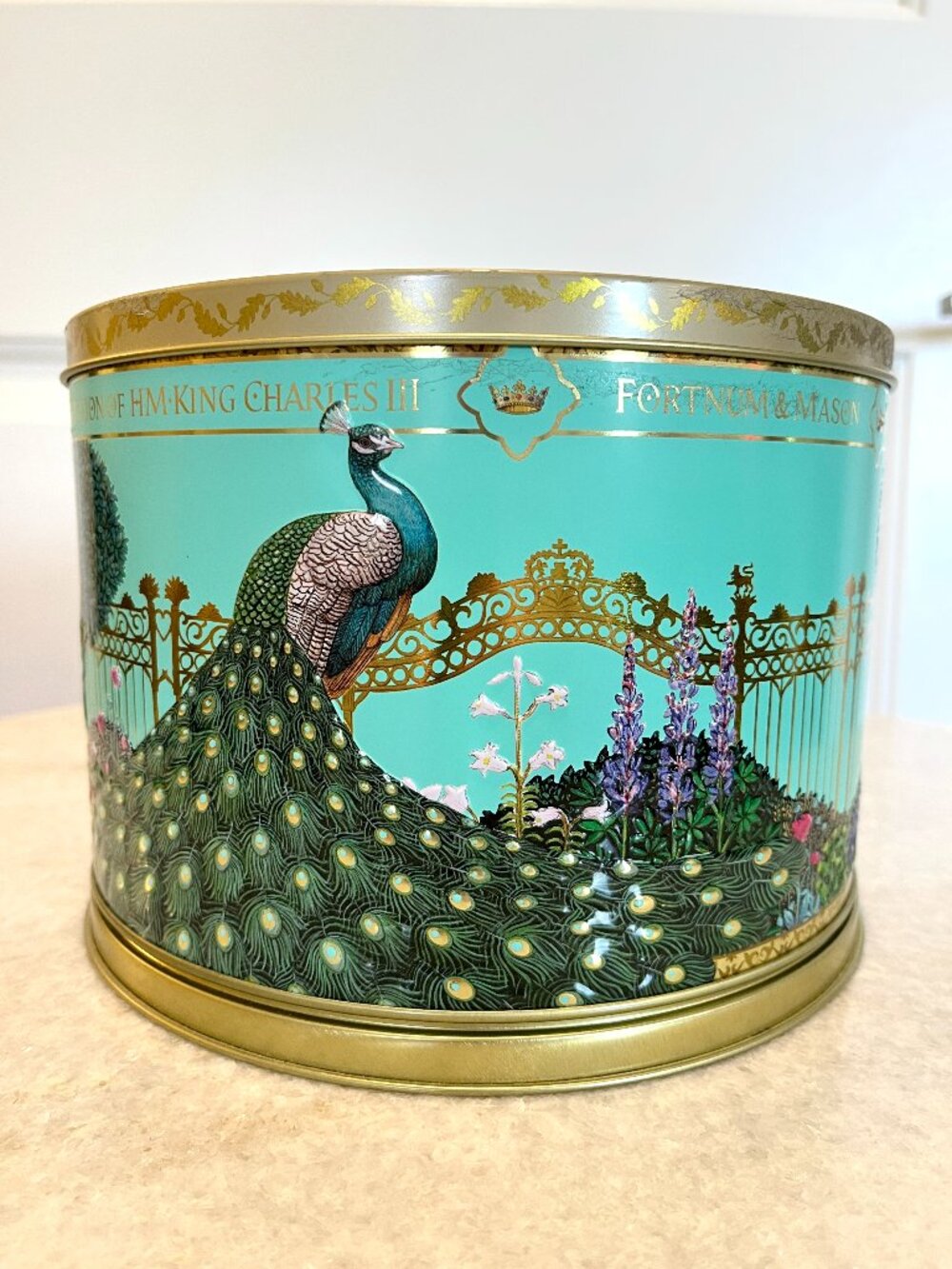 Fortnum & Mason Collectible Musical Tin from King Charles Coronation Collection